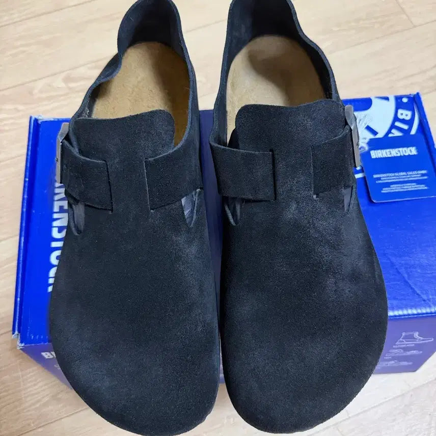 [BUNJANG] Birkenstock London Black Suede Regular 44 / 버켄스탁 런던 블랙 스웨이드 레귤러 44사이즈