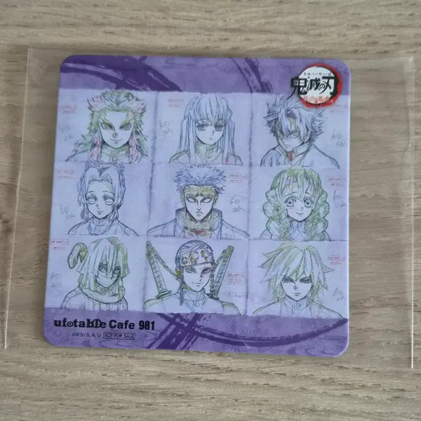 [BUNJANG] Demon Slayer Hashira Juhab Kaigi Coaster Set / 귀멸의 칼날 렌고쿠 우즈이 텐겐 토미오카 기유 무이치로 주합회의 코스터 귀칼 무한성