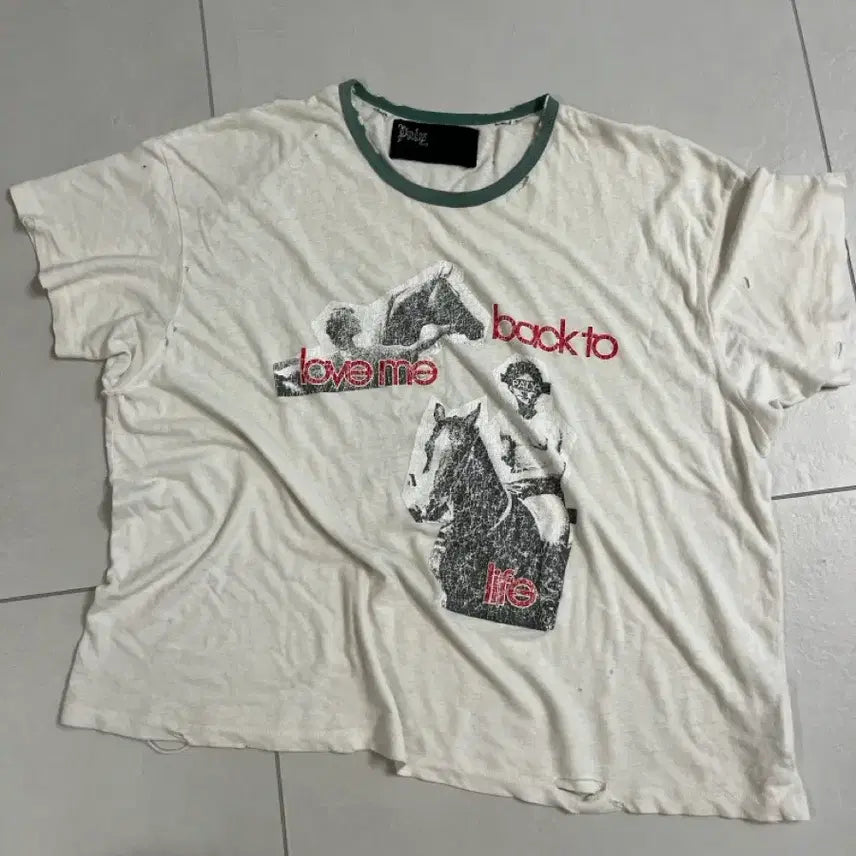 [BUNJANG] Palli Hollywood Back to Life T-shirt / [M] 팔리할리우드 BACK TO LIFE 반팔