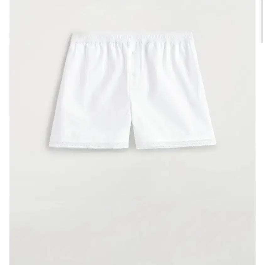 [BUNJANG] COS Lace Trimmed Cotton Shorts / COS 레이스 트리밍 코튼 쇼츠