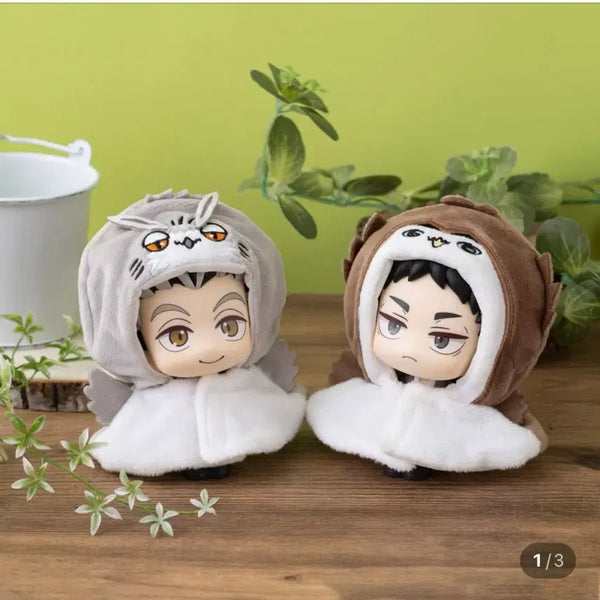 [BUNJANG] Haikyuu Bokuto Akaashi Uniform Look Up + Poncho Set (Sealed) / (미개봉) 하이큐 보쿠토 아카아시 교복 룩업 + 판초 2종 일괄