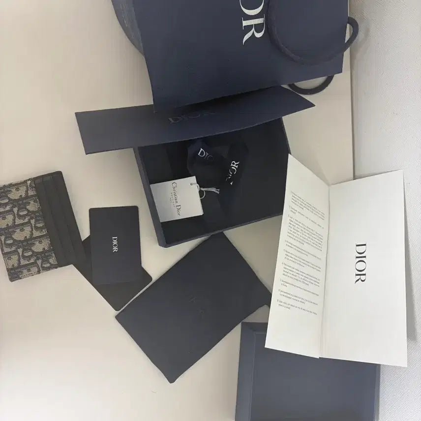 [BUNJANG] Dior Oblique Card Holder Full Set / 디올 오블리크 카드지갑 풀구성