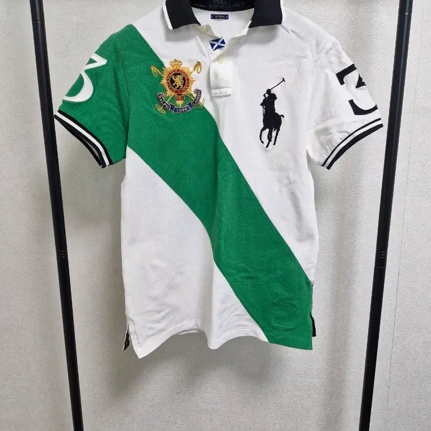 [BUNJANG] Polo Ralph Lauren Big Pony Black Watch Polo Shirt / [S] 폴로 랄프로렌 빅포니 블랙와치 카라티