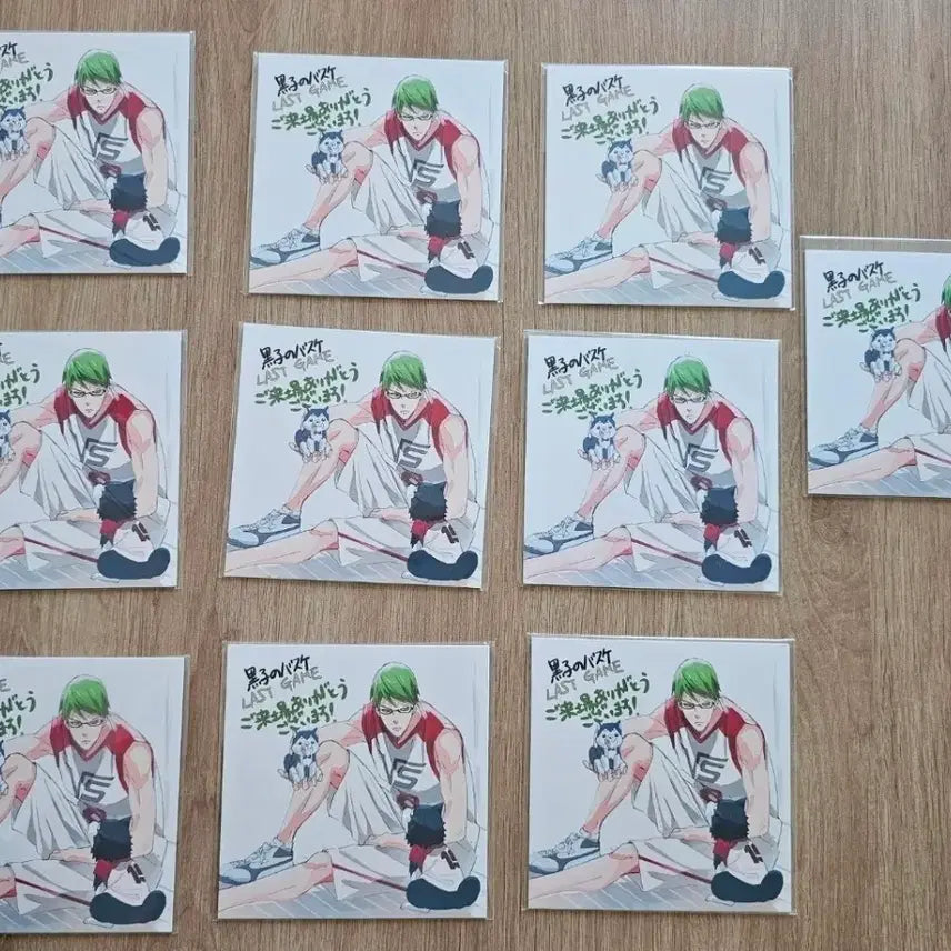 [BUNJANG] Kuroko's Basketball The Last Game Shintaro Midorima Special Coaster Bundle Set / 쿠로코의 농구 극장판 라스트 게임 미도리마 신타로 특전 코스터 10개 일괄