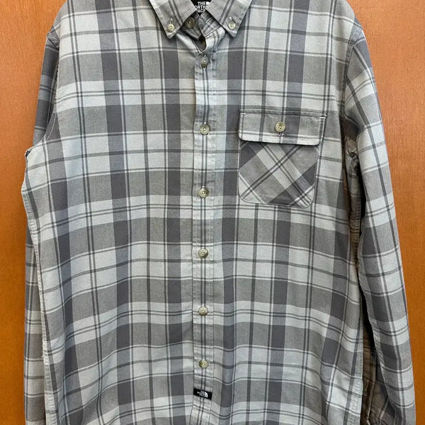 [BUNJANG] The North Face Checkered Shirt Size 95 / 노스페이스 체크셔츠 95 (28J6-07)
