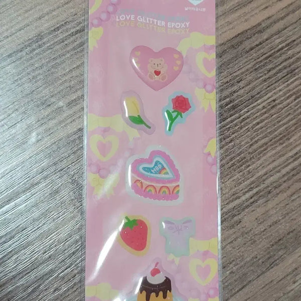 [BUNJANG] Fly Unicorn Epoxy Stickers / 날아라유니콘 에폭시 스티커
