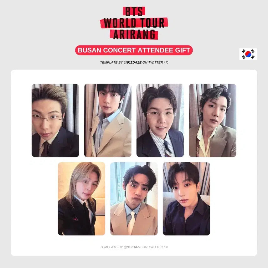 [BUNJANG] BTS Arirang Amazon Busan + Goyang Photocard Bundle Set / 아리랑 아미존 부산+고양 포카 일괄 양도 방탄소년단