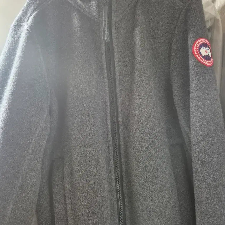 [BUNJANG] Canada Goose Fleece Zip-Up Grey / 캐나다구스 플리스 집업 그레이