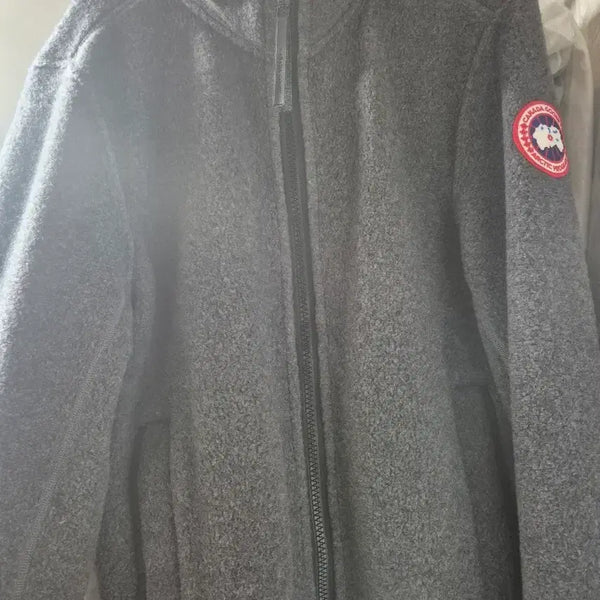 [BUNJANG] Canada Goose Fleece Zip-Up Grey / 캐나다구스 플리스 집업 그레이