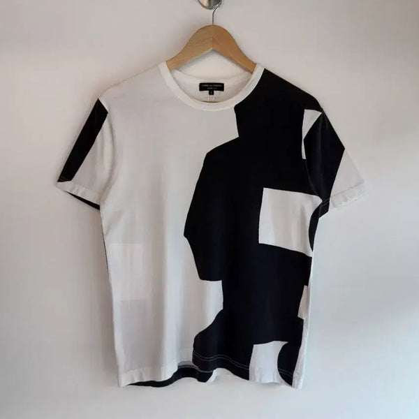 [BUNJANG] Comme des Garcons Homme Plus Graphic Patchwork Short Sleeve T-Shirt / Comme des Garcons Homme Plus 그래픽 반팔티셔츠