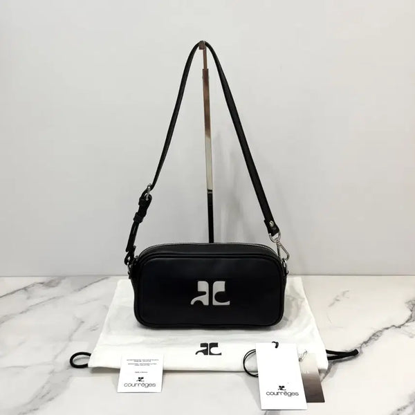 [BUNJANG] Courreges Re-edition Baguette Bag Black / 꾸레쥬 Courreges 리에디션 바게트백 제니 가방 블랙