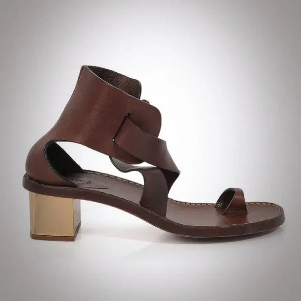 [BUNJANG] Chloé Leather Sandals Brown Size 38 / 끌로에 가죽 샌들 새상품 38사이즈