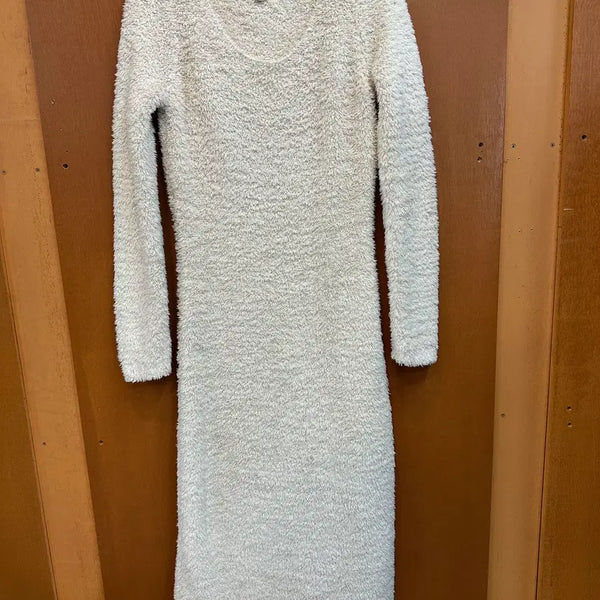 [BUNJANG] H&M Fleece Long Dress M / H&M 후리스 롱 원피스 (28J6-08)