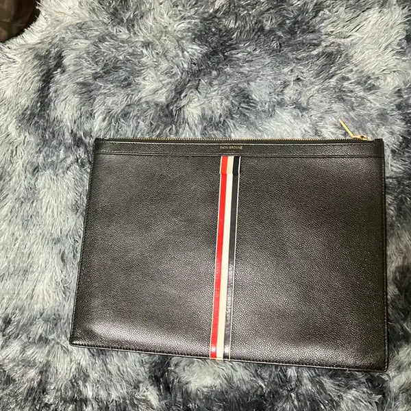 [BUNJANG] Thom Browne Clutch Bag Black / 톰브라운 클러치백 블랙