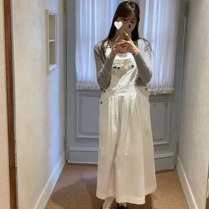 [BUNJANG] TheBarnet Cotton Gardener Overall Dress / 더바넷 코튼 가드너 오버롤 원피스