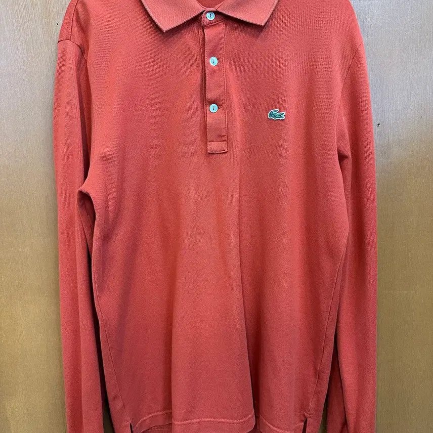 [BUNJANG] Lacoste Long Sleeve Polo Shirt Size 4 / 라코스테 긴팔 카라티 4 (28J6-09)