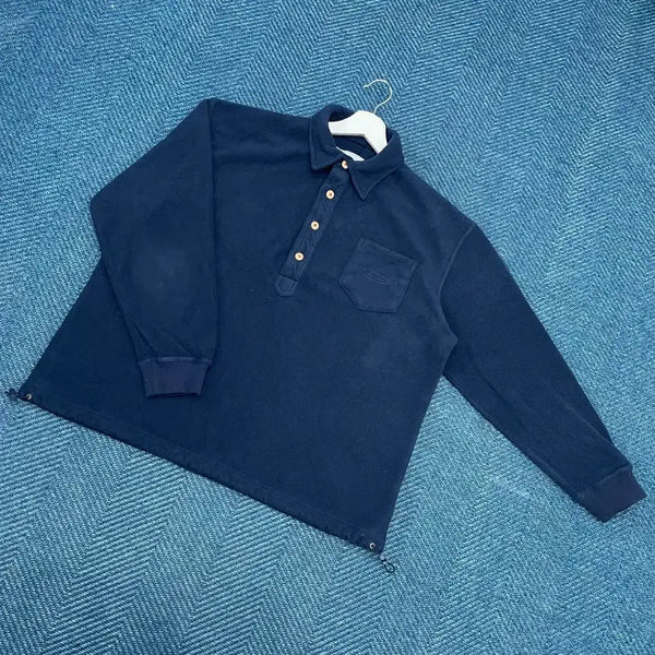 [BUNJANG] La Fiel Store String Fleece Stand Neck Sweatshirt / [L] 라퍼지스토어 스트링 후리스 카라 맨투맨 만원샵