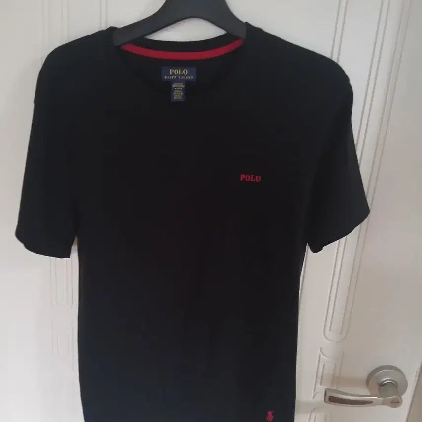 [BUNJANG] Polo Ralph Lauren Black Short Sleeve T-Shirt Size 95 / 폴로 랄프로렌 블랙 반팔티 95