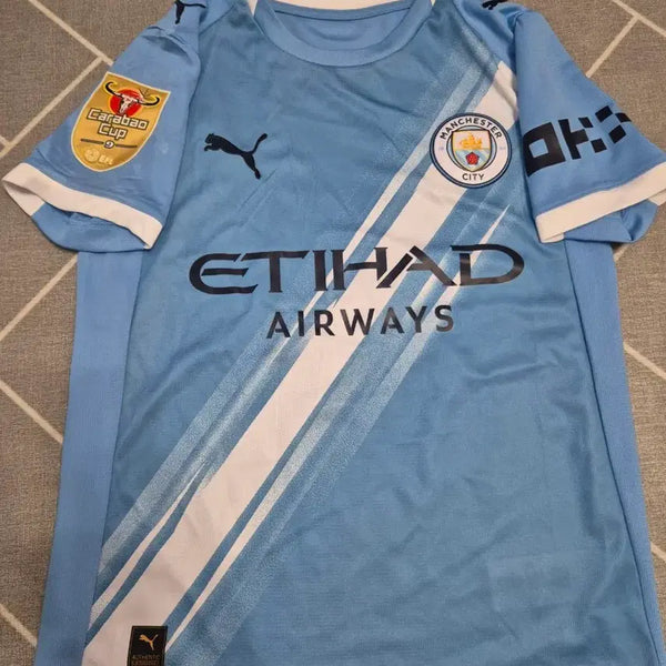 [BUNJANG] Manchester City 25-26 Season Kids' Uniform / 맨체스터 시티 25-26 시즌 키즈 유니폼 팝니다