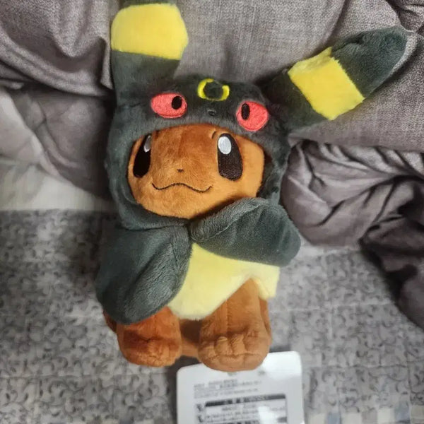 [BUNJANG] Pokemon Center Original Blacky Poncho Eevee Plush / 포켓몬센터 정품 블랙키 판초 이브이 인형