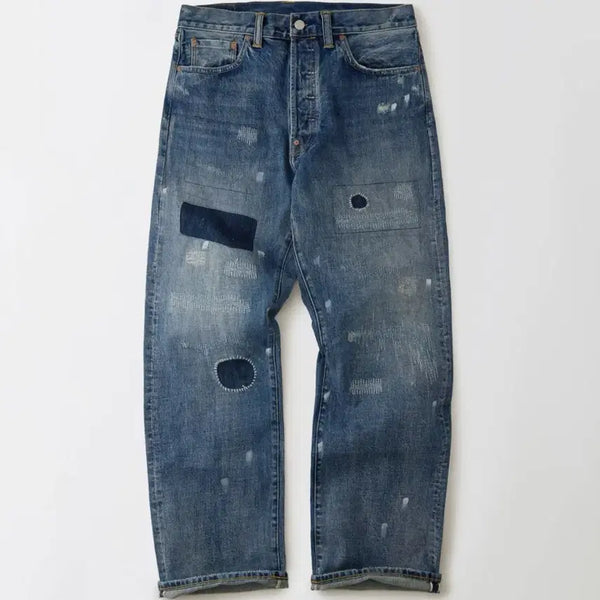 [BUNJANG] Outstanding 30s Kinch Bag Repair Selvedge Denim Jeans / 아웃스탠딩 30s 킨치백 리페어 셀비지 진