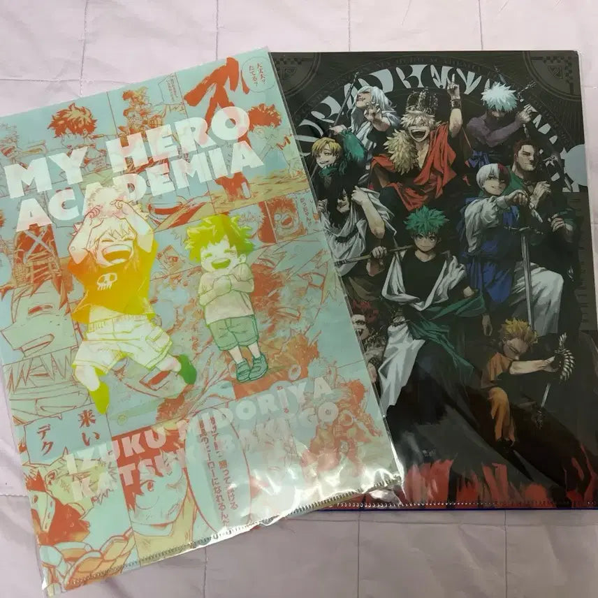 [BUNJANG] My Hero Academia Original Art Exhibition & Shinjukugyal Clear File Set / 나히아 신십걸 클리어파일 히로아카 원화전 파일 세트