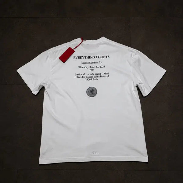 [BUNJANG] 032c 25SS Paris Logo T-Shirt White / [032c] 25SS Paris 티셔츠