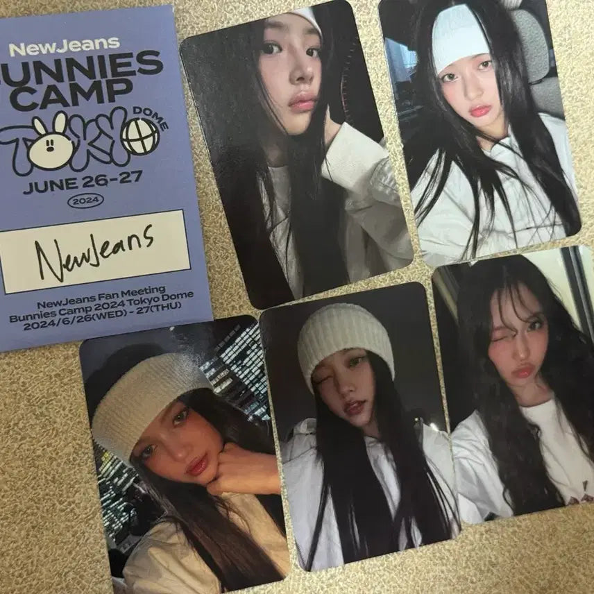 [BUNJANG] NewJeans Bunny Camp Tokyo Dome Premium Seat Lucky Draw Photocard / 뉴진스 버니즈캠프 도쿄돔 프리미엄석 특전 포카