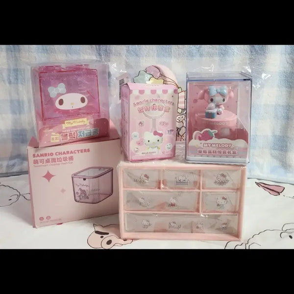 [BUNJANG] My Melody 230mm Sandals + Hello Kitty & My Melody 5-Piece Set / 마이 멜로디 쪼리 230mm+키티,마멜 5종세트