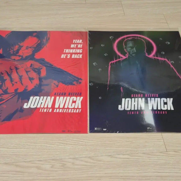 [BUNJANG] John Wick 10th Anniversary Poster Set / 존윅 10주년 기념 포스터 2종