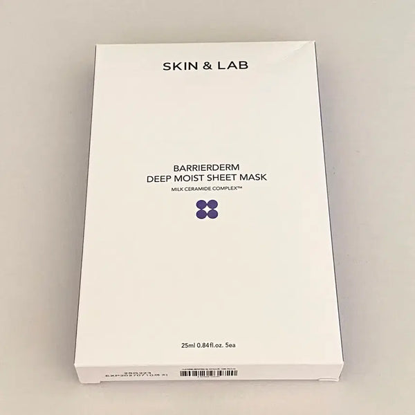 [BUNJANG] Skin and Lab Barrierderm Deep Moist Sheet Mask 5 Sheets / 스킨앤랩 베리어덤 딥 모이스트 시트 마스크 5매
