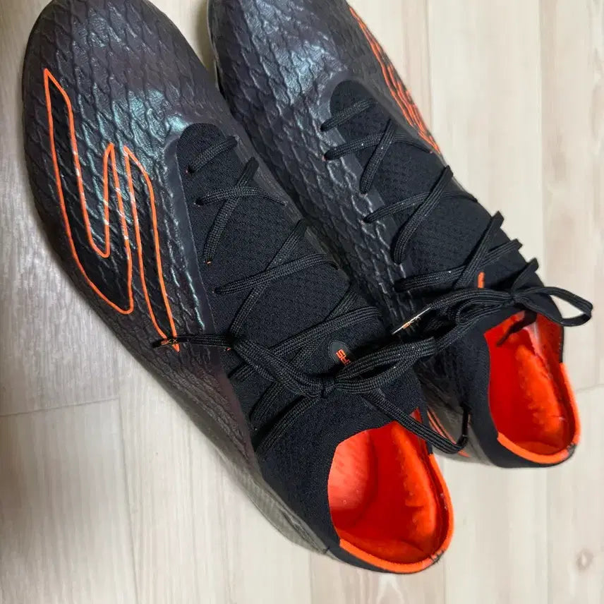 [BUNJANG] Skechers SKX2 Elite AG Soccer Cleats - Black/Orange - Size 290 / [290] 스케쳐스 skx2 엘리트 ag