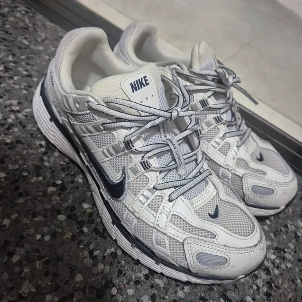 [BUNJANG] Nike P-6000 Sneakers White Navy / 나이키 P-6000 운동화 화이트 네이비