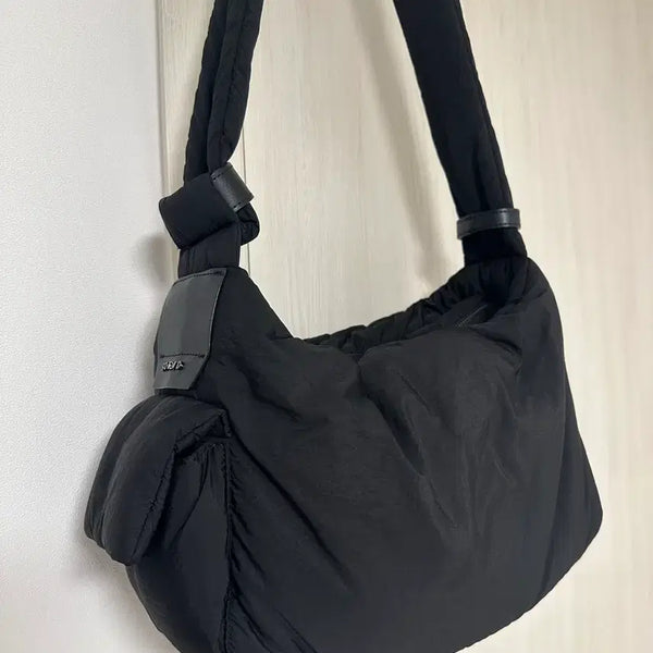 [BUNJANG] Solid Homme Padded Cross Bag / 솔리드옴므 패딩 크로스백