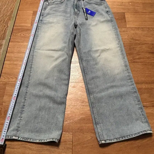[BUNJANG] Milk Wide Denim Pants Light Blue / 밀크와이드 데님 팬츠