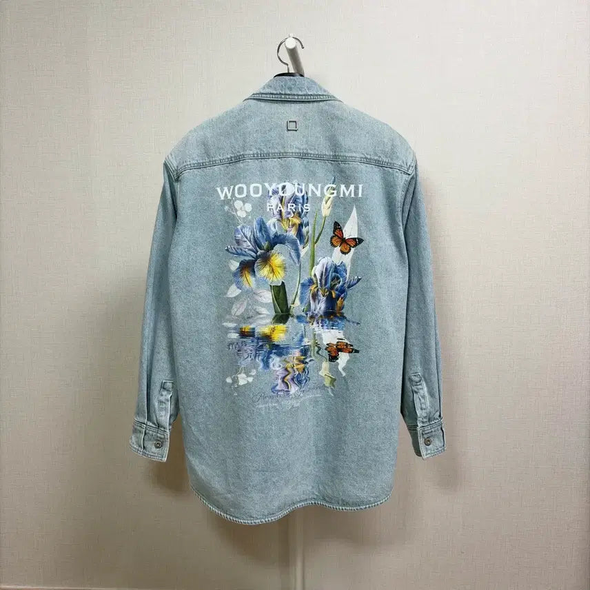 [BUNJANG] Wooyoungmi 26SS Flower Denim Jacket / [정품/44] 우영미 26SS 플라워 데님자켓