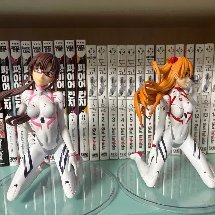 [BUNJANG] Evangelion Ichiban Kuji Prize B Asuka & Prize C Makinami Figure Bundle / 에반게리온 제일복권 B상 아스카 C상 마키나미 일괄 판매합니다
