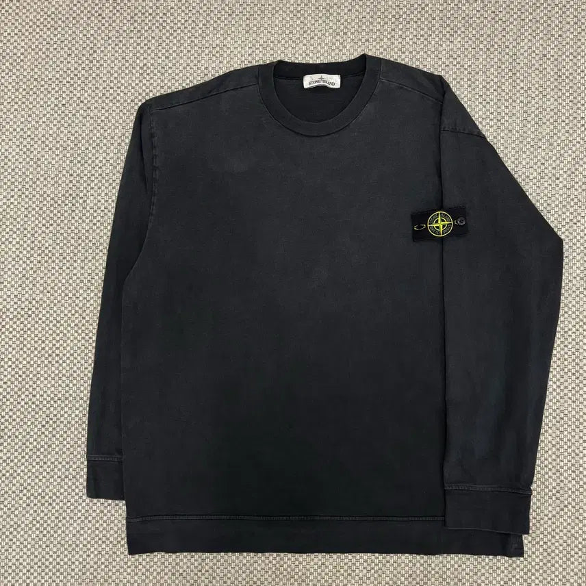[BUNJANG] Stone Island Wappen Patch Long Sleeve T-Shirt / [3XL]스톤아일랜드 와펜패치 롱 슬리브