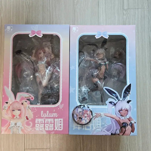 [BUNJANG] BearPanda Luloomu & Chrome 1/6 Scale Figure Set w/ Special Edition Badge / [특전포함] 베어판다 BearPanda 1/6 루루무 & 크롬 피규어 세트