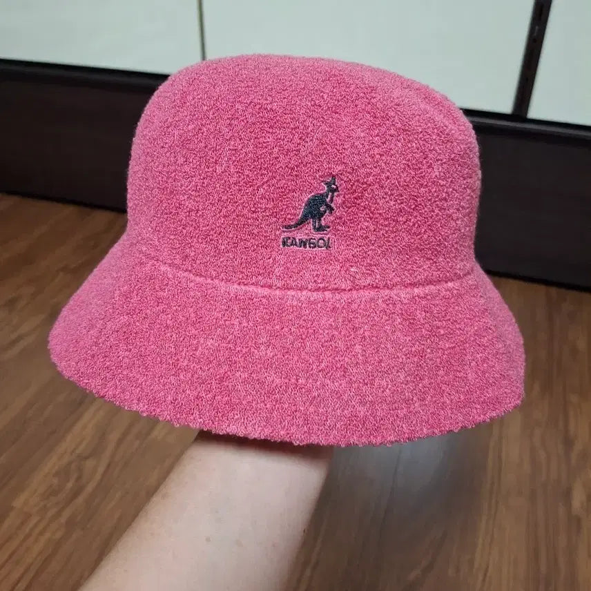 [BUNJANG] Kangol Bermuda Lahinch Pink Bucket Hat M / 캉골 버뮤다 라힌치 핑크 M
