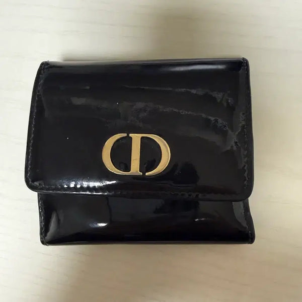 [BUNJANG] Dior Patent Leather Bifold Wallet / 디올 반지갑 유광