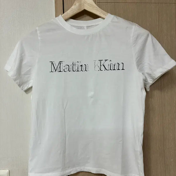 [BUNJANG] Matinkim Logo T-shirt White / [free]마뗑킴 로고 티셔츠 화이트