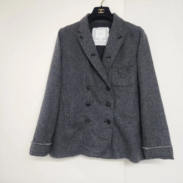 [BUNJANG] JePyeong Ludia K Jacket Shirt Charcoal / 제평 루디아k 자켓겸 남방