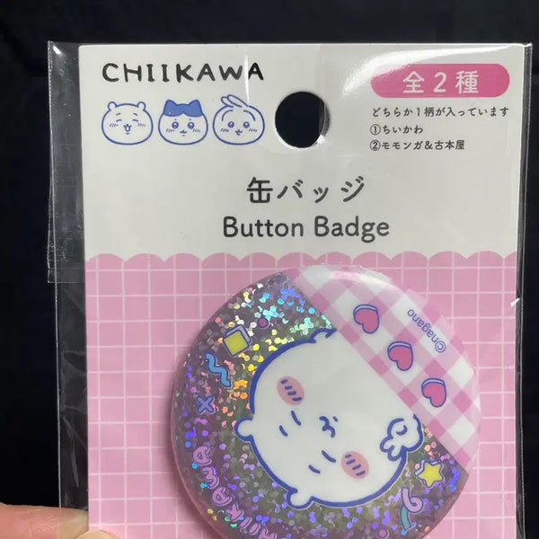 [BUNJANG] Chiikawa Japan Daiso Collaboration Button Badge / 일본 다이소 콜라보 치이카와 버튼뱃지 캔뱃지