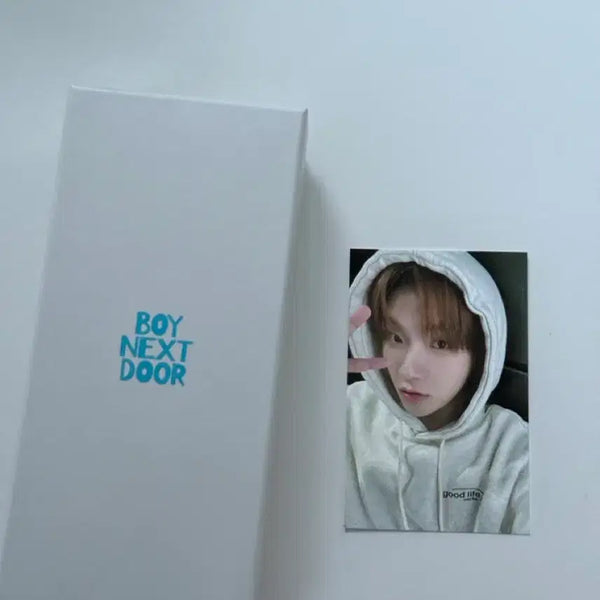 [BUNJANG] BOYNEXTDOOR Unhak 1st Anniversary Necklace Photocard Set / [포카포함]보넥도 운학 1주년 목걸이