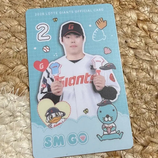 [BUNJANG] LOTTE GIANTS Ko Seung-min Bonobono Photocard / 롯데자이언츠 고승민 보노보노 포카