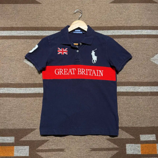[BUNJANG] Polo Ralph Lauren Women's Big Pony Short Sleeve Polo Shirt M / 타임세일)폴로랄프로렌 여성 빅포니 반팔 카라티 M 영국