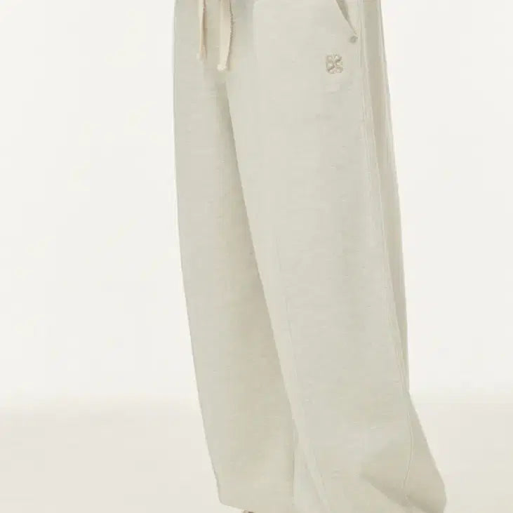 [BUNJANG] SATUR Etna Sweatpants Melange Ivory [M] / SATUR 에트나 스웨트팬츠 멜란지 아이보리 [M]