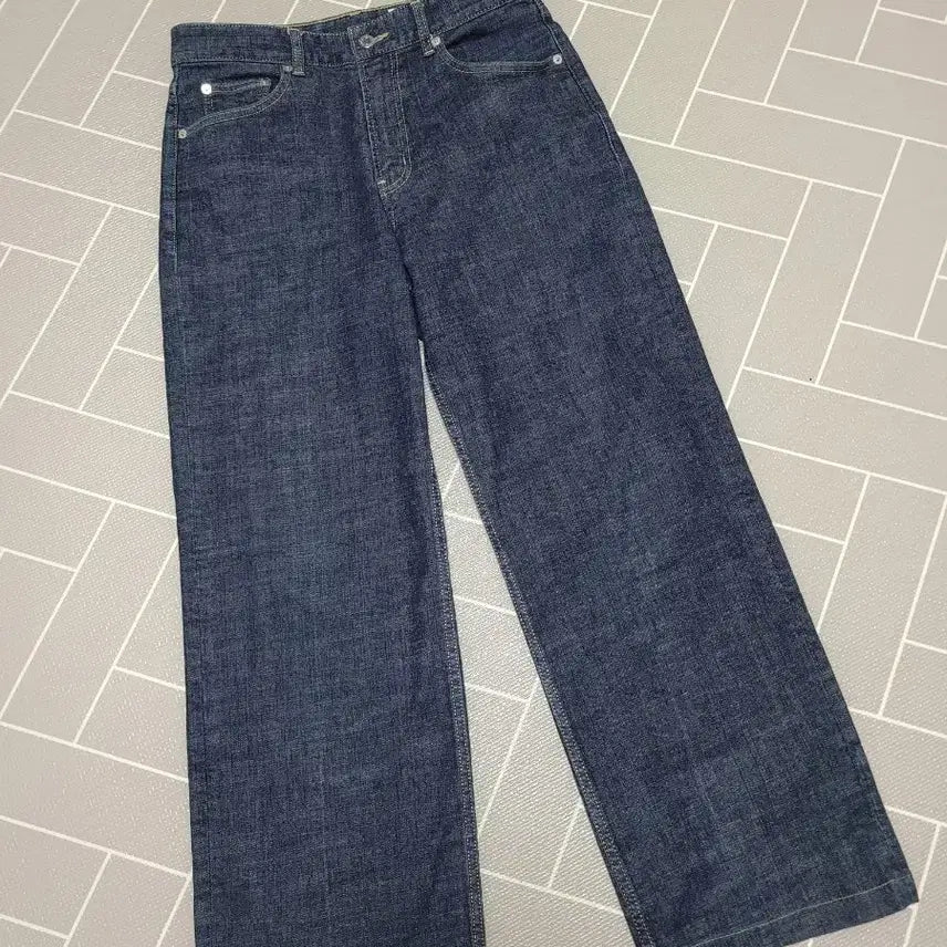 [BUNJANG] Modnine Mod7w Wide Straight Raw Denim Pants / 모드나인 블런트 mod7w 와이드 데님 팬츠 30