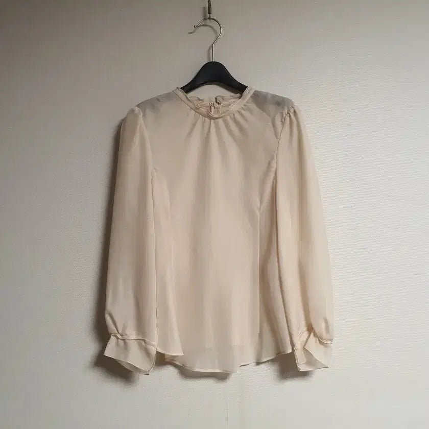 [BUNJANG] Mine Seethrough Blouse Size 55 / 마인 mine 시스루 블라우스 55  사이즈  정품